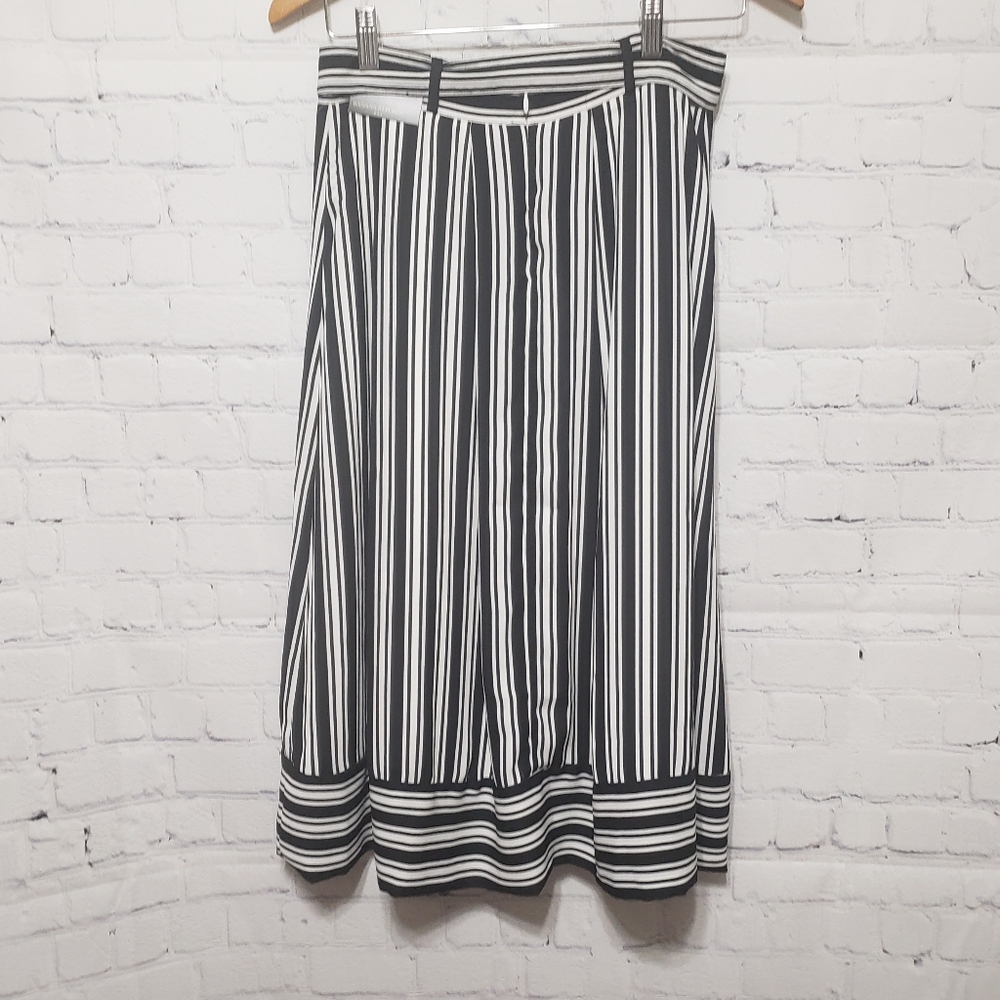 Banana Republic Factory Sz 0 NWT Striped Skirt - Picture 3 of 14